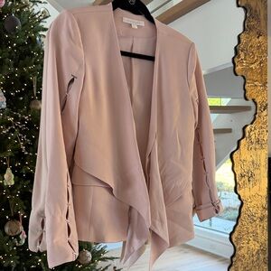 Jonathan Simkhai Blush Women's Blazer with Unique Sleeve Design